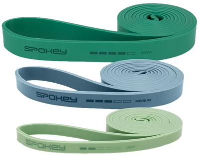 Zestaw gum treningowych Spokey 945959 Power Set 3 szt (5905339459596)