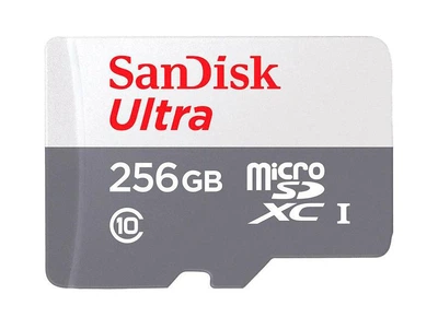 Карта памяти microSDXC (UHS-1) SanDisk Ultra 256Gb class 10 A1 (100Mb/s)
