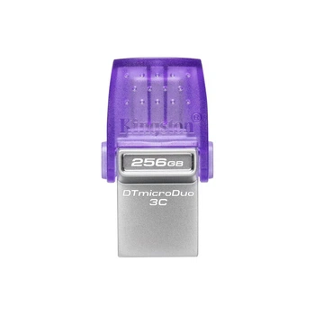 Флеш-накопитель Kingston USB 3.2 DT microDuo 3C 256GB (Type-A/Type-C) (200Mb/s)
