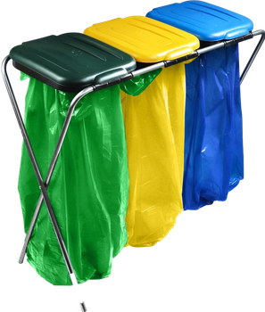 Stojak na worki do segregacji śmieci Kadax Bakel K8262