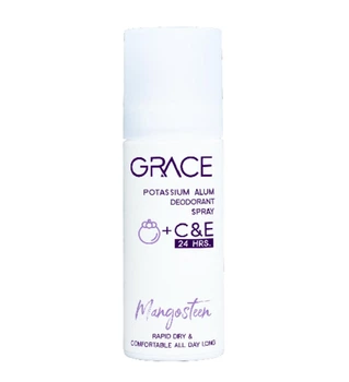 Минеральный дезодорант-спрей Grace Original Mangosteen с калиевыми квасцами и витаминами C и E, 50 мл