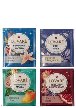 Чай Lovare Bergamot Assorted Асорті Бергамот в пакетиках 50 шт*2 г (59944)