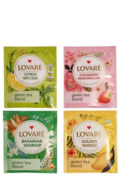 Чай Lovare Green Assorted Зелене Асорті в пакетиках 50 шт*1,5 г (59945)
