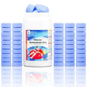 Многофункциональные синие таблетки для бассейна 20 г x 50 шт. 1 кг CHLOROX BLUE TABS