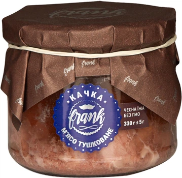 Мясо утки Frank Тушеное 330 г (4820192490337)