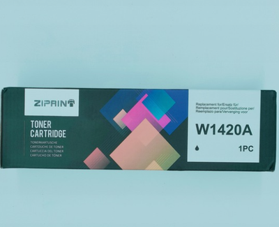 Сменный тонер Ziprin W1420A, совместимый картридж для принтеров, черная, высококачественная печать