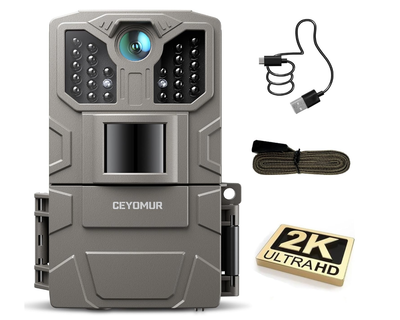 Фотопастка CEYOMUR 36 МП Trail Camera с ночным видением 850 нм, датчиком движения и водозащитой IP66
