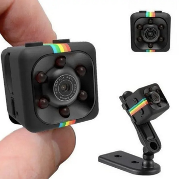 Спортивна екшн камера Mini DV UKC SQ11 Full HD, акумуляторна міні камера з двома кріпленнями, мікро флешка 32 ГБ та перехідник, чо