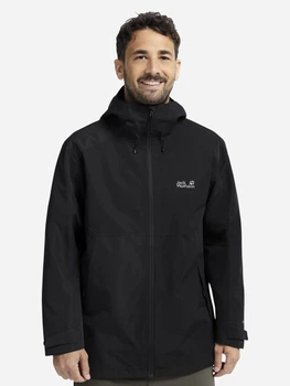 Спортивна вітрівка чоловіча Jack Wolfskin Wildbound 2L A65803-6350 M Темно-сіра (4064886649339)