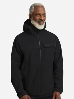 Cпортивна вітрівка чоловіча Jack Wolfskin Mahani A65897-6000 M Чорна (4064886665933)