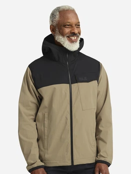 Cпортивна вітрівка чоловіча Jack Wolfskin Mahani A65897-A0082 S Бежева (4064886666152)