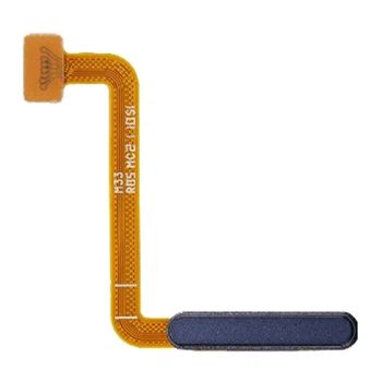 Шлейф Samsung M336 Galaxy M33, С сканером отпечатка пальца, Синий - 327257