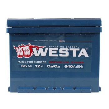 Автомобильный аккумулятор WESTA Premium 6CT 65Ah R+