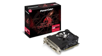 Видеокарта AMD Radeon RX 550 2GB GDDR5 Red Dragon OC PowerColor (AXRX 550 2GBD5-DHA/OC)