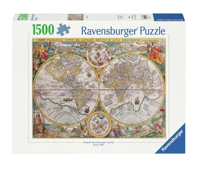 Пазл Ravensburger Карта світу 1594 року 1500 елементів (4005555007166)