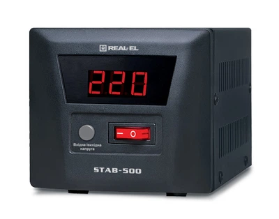 Стабилизатор напряжения REAL-EL STAB-500 Refurbished