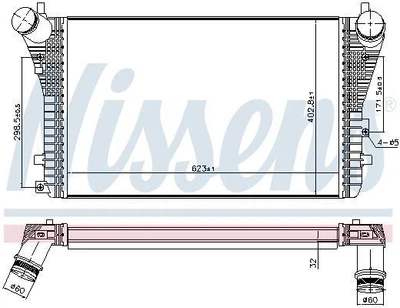 Інтеркулер AUDI TT (8J9) / AUDI A3 (8P7) / VW GOLF (5K1) / VW CC B7 (358) 2003-2022р.