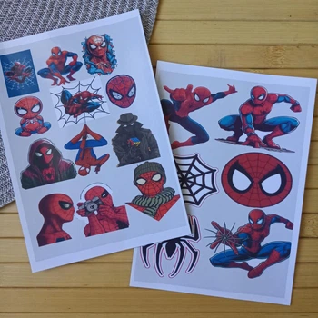 Стикерпак Человек-паук Spider man А4 набор 2 шт код 25420
