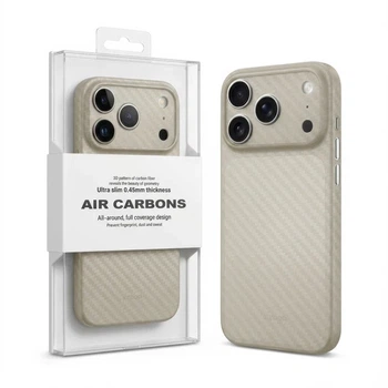 Чохол K-Doo Air Carbon протиударний для iPhone 17 Pro Max колір Titanium grey