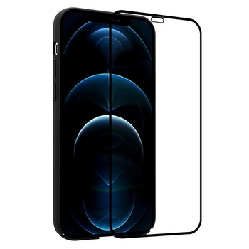 Гибкое защитное стекло Ceramic для iPhone 12 Pro Max противоударное черное