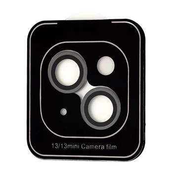 Защитное стекло HD Lens для камеры противоударное для iPhone 13/13 mini темно-серый