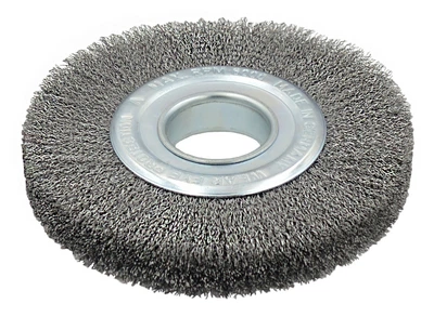Щітка циліндрична LESSMANN 150x22-24х20-40 мм сталевий гофрований дріт 0,35 мм (344172)