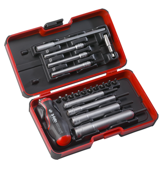 Набор отверток в чехле Felo-SMART Engиneer SL, PH, Pz, Torx, SW + спецручка. (6082006)