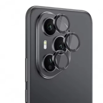 Защитное стекло с рамкой CD Pattern для Honor 400 Pro на заднюю камеру black