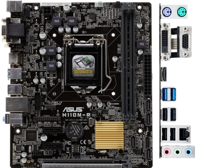 Материнська плата Asus H110M-R LGA 1151v1 (H110M-R) Б/В