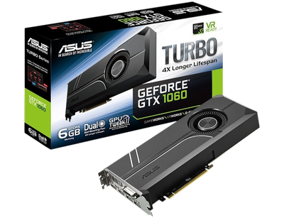 Видеокарта GeForce GTX 1060 6GB Asus Turbo (TURBO-GTX1060-6G) Б/У