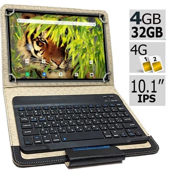 Планшет- ноутбук Adronix 432Nova Grey 4/32 DUAL SIM LTE 10.1" IPS Чехол с Bluetooth клавиатурой