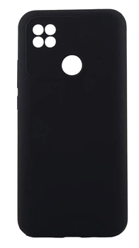 Чохол Silicone Cover для Xiaomi Redmi 9C бампер з мікрофіброю чорний