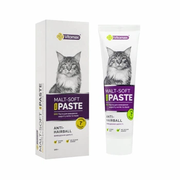Еко паста ''Для виведення шерсті зі шлунку котів'' (100 г) VITOMAX