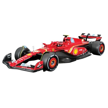 Конструктор Bburago автомобиль F1 Ferrari Racing SF-24 #55 (1:24)