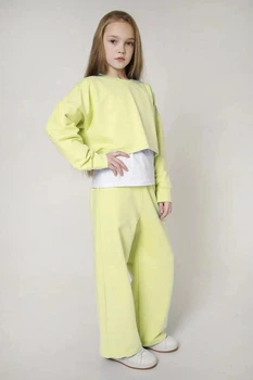 Костюм для девочки Short Hot SmileTime, лимонный, рост 128 (SX3-55-5)