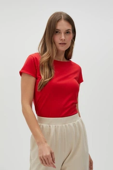 Футболка жіноча MOODO 4622 XL червона