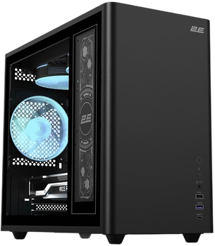 Корпус 2E Credo Plus V350BG ARGB Black