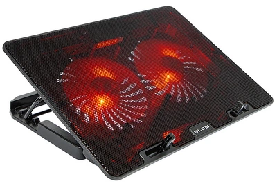 Охлаждающая подставка для ноутбука Blow 2 Fan Samba Red (5900804144113)
