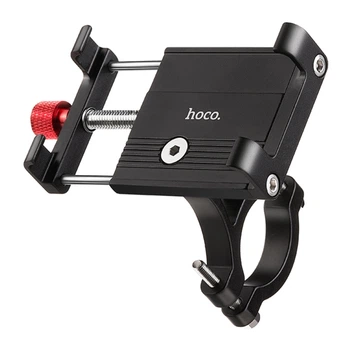Тримач Hoco DCA4 Metal bike holder для велосипеда, мотоцикла підтримує пристрої шириною від 56 до 95 мм (екрани діагоналлю від 4.7 до 7 дюймів) Black
