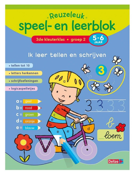 Pierwszy zeszyt Deltas do liczenia i ćwiczeń pisania język holenderski 5-6 lat (9789044742381)