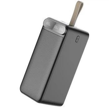 Повербанк 100000 mAh AWEI P101K Power Bank зарядкою до двох пристроїв, з дисплеєм та швидкою зарядкою, чорний
