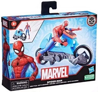 Ішровий набір Hasbro Spider-Man фігурка з мотоциклом H7647 (5010993947997)