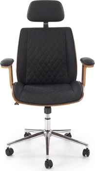 Fotel biurowy Halmar TIMBER Orzechowy-czarny (5905248135437)