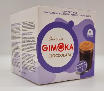 Горячий шоколад в капсулах Gimoka Dolce Gusto Cioccolata 16 шт.