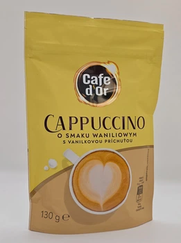 Капучіно зі смаком ванілі Cafe d`or 130г