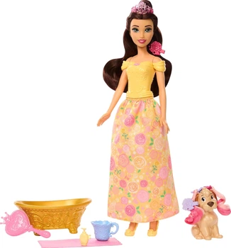 Кукла Белль Mattel Disney Princess Belle Fashion Doll & Dog DF32