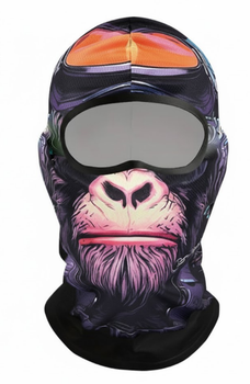Літня тактична балаклава з 3D-принтом «Gorilla Style» Підшоломник літній