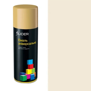 Емаль Slider color універсальна 400 мл 1015 слонова кістка