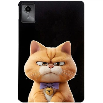 Защитный чехол Deexe Animal Series для Lenovo Tab M11 (TB330) - Garfield Cat