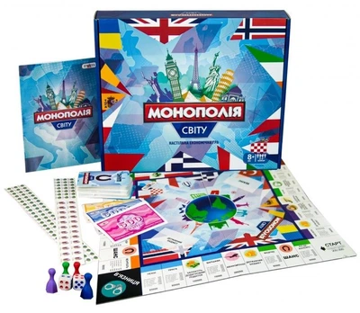 Настольная игра Strateg Монополия мира 7007